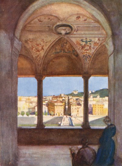 Rom: Von der Loggia von S. Angelo von Aubrey Waterfield