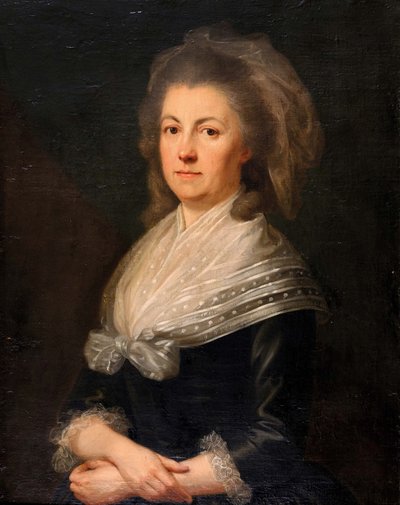 Porträt von Francisca Catharina von Steiger von August Friedrich Oelenhainz