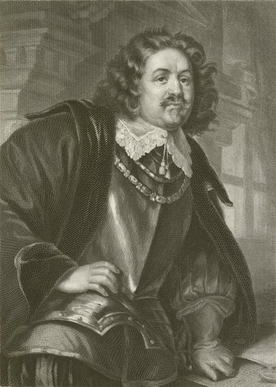 Octavio Piccolomini (Gravur) von August Friedrich Pecht