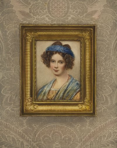 Porträt der Frau von Ludwig von Borstell von August Grahl