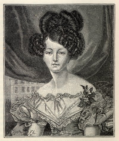 Augusta von Sachsen-Weimar-Eisenach als Prinzessin von Preußen von August Heinrich Ferdinand Tegetmeyer