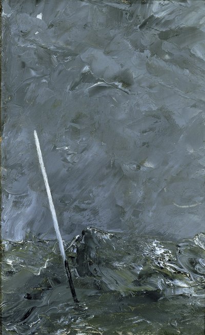 Stürmische See Boje ohne Topzeichen, 1892 von August Johan Strindberg