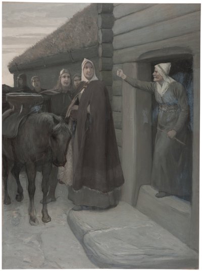Illustration zur Njáls Saga von August Malmström