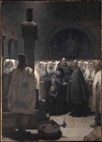 Die Versöhnung (aus Frithiofs Saga) von August Malmström