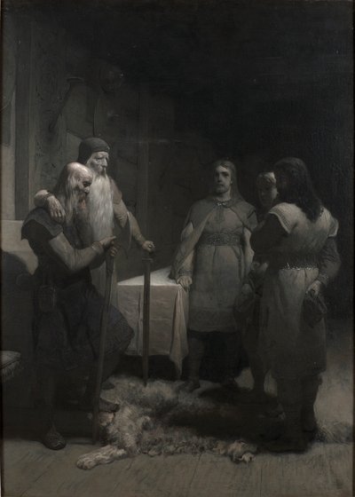Frithiofs Saga: König Bele und Thorsten Vikingsson von August Malmström