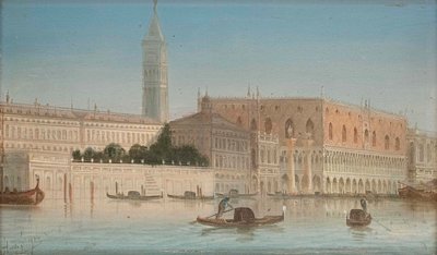 August von Siegen Venedig Dogenpalast von August von Siegen
