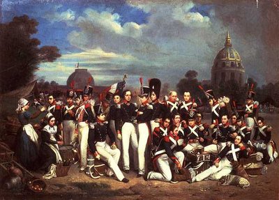Kompanie der zweiten Legion auf dem Marsfeld von Auguste Antoine Masse