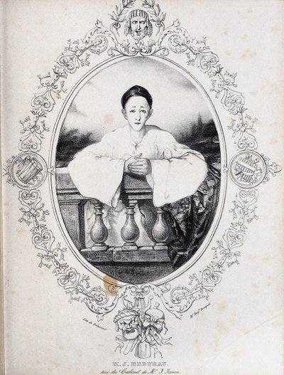 Jean-Gaspard Deburau als Pierrot, 1845 von Auguste Bouquet