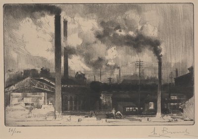 In den Creusot-Werken - die Stahlwerke von Auguste Brouet