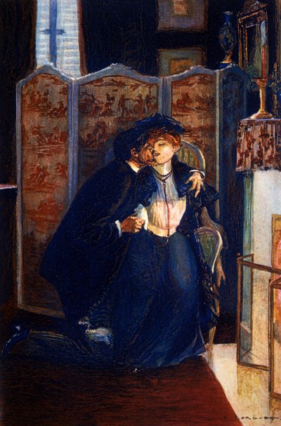 Die rote Lilie von Anatole France (1844 - 1924) von Auguste Francois Gorguet
