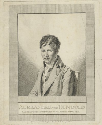 Porträt von Alexander von Humboldt 1769-1859 von Auguste Gaspard Louis Desnoyers