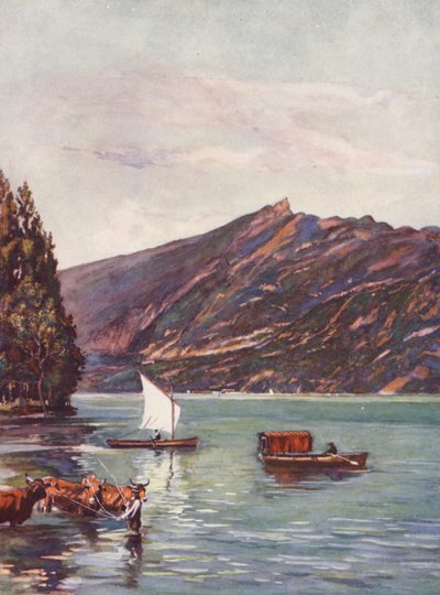 Frankreich: Der Lac Du Bourget von Auguste Gerardin