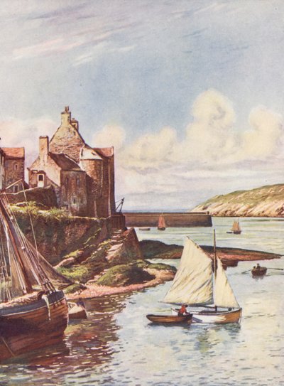 Frankreich: Der Hafen von Le Conquet von Auguste Gerardin