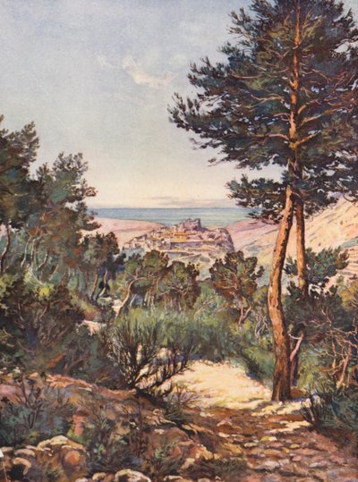 Frankreich: Das alte befestigte Dorf Eze, Alpes-Maritimes von Auguste Gerardin