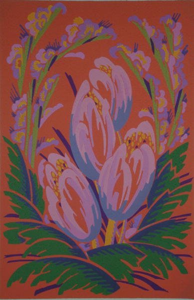 Florales Designmotiv aus 
