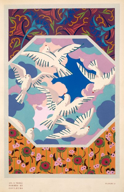 Motifs Decoratifs Tafel 13 von Auguste H. Thomas