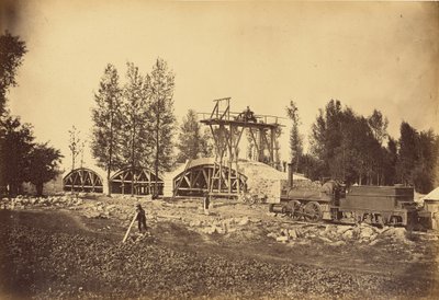 Viadukt über den Bonson (Loire-Tal) von Auguste Hippolyte Collard