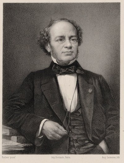 Porträt des Komponisten Jacques Fromental Halévy 1799-1862 von Auguste Lemoine