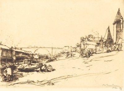 Angers - Das Haus des Königs von Polen Angers - La maison du roi de Pologne, 1912 von Auguste Lepere