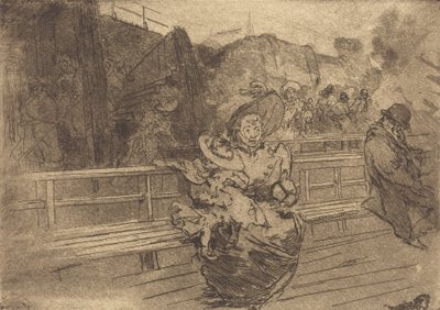 Abfahrt nach Greenwich, 1891 von Auguste Lepere