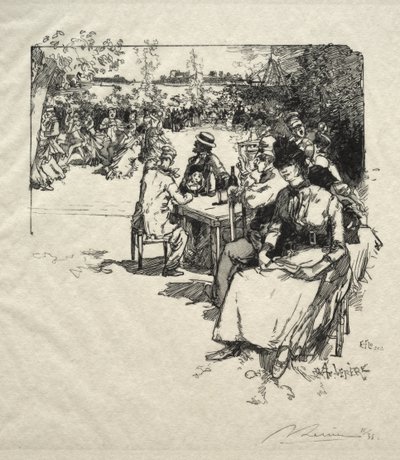 Ball am Point-du-Jour von Auguste Louis Lepère
