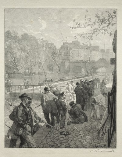 Die Schleuse der Münze von Auguste Louis Lepère