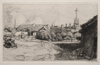 Der Kalvarienberg, St. Jean-de-Mont von Auguste Louis Lepère