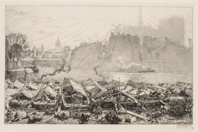 Der große Apfelmarkt von Auguste Louis Lepère
