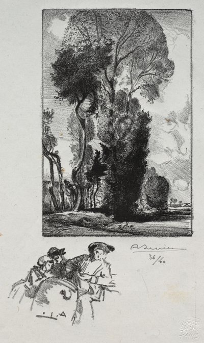Le Bocage von Auguste Louis Lepère
