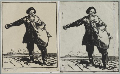 Russischer Bauer von Auguste Louis Lepère
