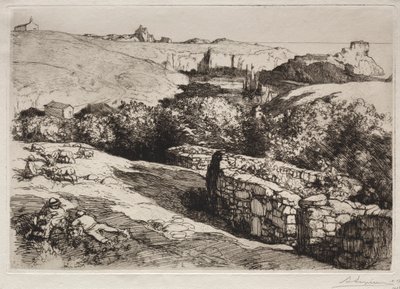 Vue du Port de la Meule, 1907 von Auguste Louis Lepère