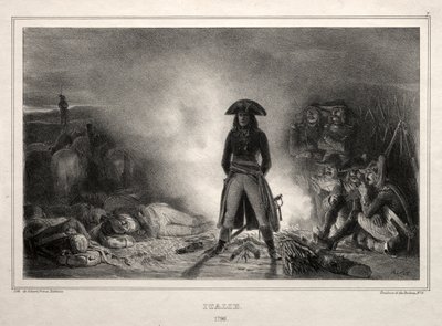 Album für 1836: Italien, 1796, Napoleon Bonaparte von Auguste Raffet