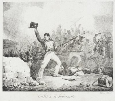 Bajonettkampf von Auguste Raffet