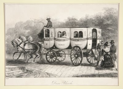 Weiße Dame von Auguste Raffet