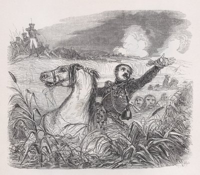 Poniatowski aus Die vollständigen Werke von Béranger, 1836 von Auguste Raffet