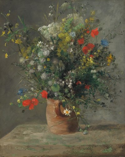 Blumen in einer Vase von Auguste Renoir
