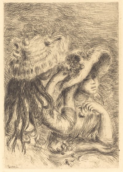Der Hutnadel (Le chapeau épingle) von Auguste Renoir