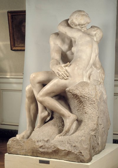 Der Kuss Skulptur in Marmor von Auguste Rodin (1840-1917) von Auguste Rodin