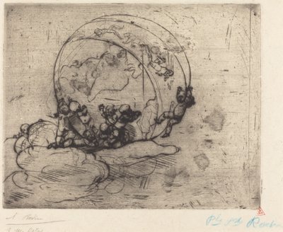 Les Amours Conduisant le Monde, 1881 von Auguste Rodin