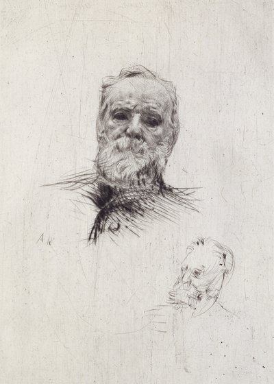Porträt von Victor Hugo (1802-85) von Auguste Rodin