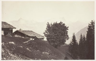 Savoie 47, Le Buet und die Felsen von Fis von Auguste Rosalie Bisson