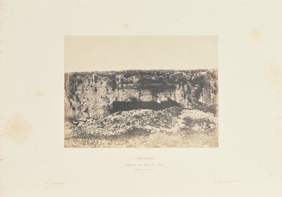 Jerusalem. Grab der Könige von Juda. Innenhof von Auguste Salzmann