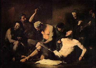 Die Folterung von Alonso Cano (1601-67) ca. 1867 von Auguste Theodule Ribot