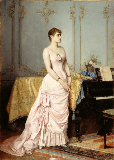 Porträt der Opernsängerin Rose Caron von Auguste Toulmouche