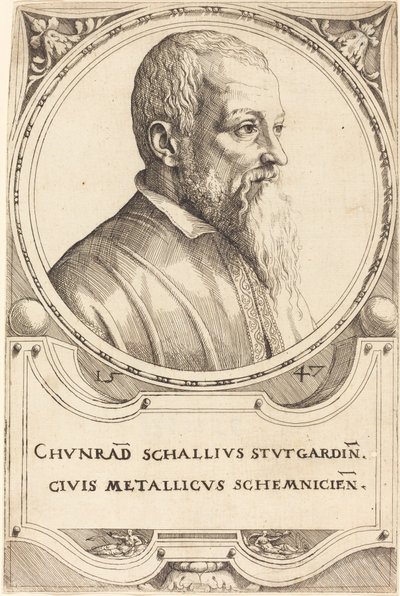 Conrad Schall, 1547 von Augustin Hirschvogel