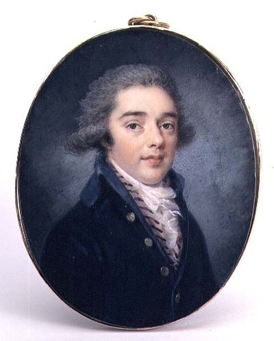 Porträt eines jungen Mannes, ca. 1790 von Augustin Ritt