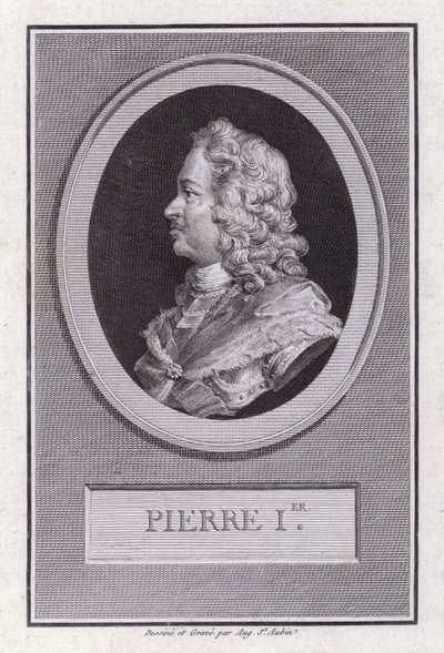 Peter der Große, Zar von Russland von Augustin de Saint Aubin