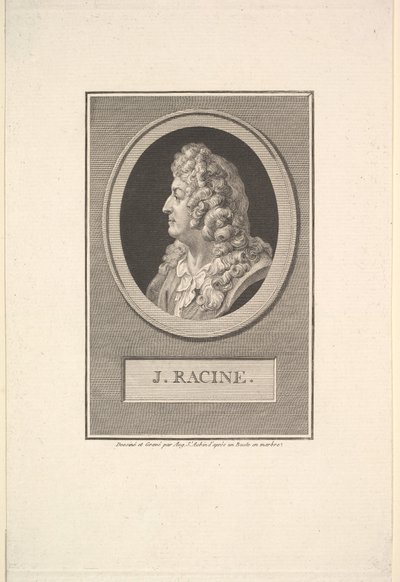 Porträt von Jean Racine, 1800 von Augustin de Saint Aubin