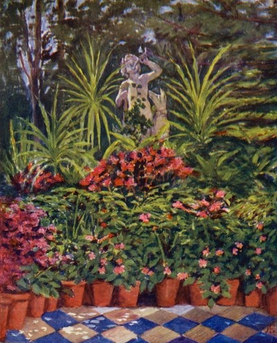 Im Garten der Villa von Marion Crawford von Augustine Fitzgerald