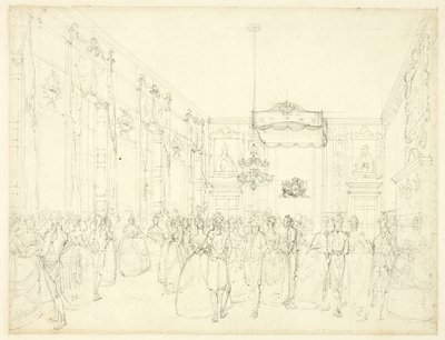 Studie für das Wohnzimmer, St. James, aus Microcosm of London von Augustus Charles Pugin